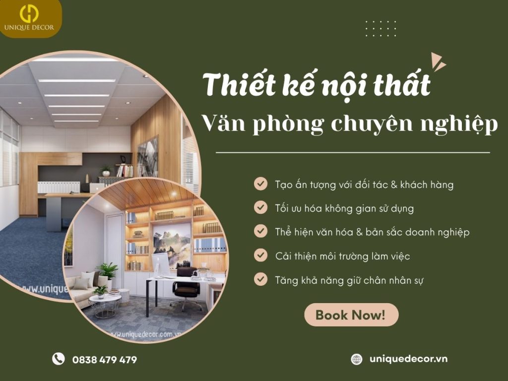 Thiết Kế Nội Thất Văn Phòng Chuyên Nghiệp: Tối Ưu Hóa Không Gian, Nâng Cao Hiệu Suất