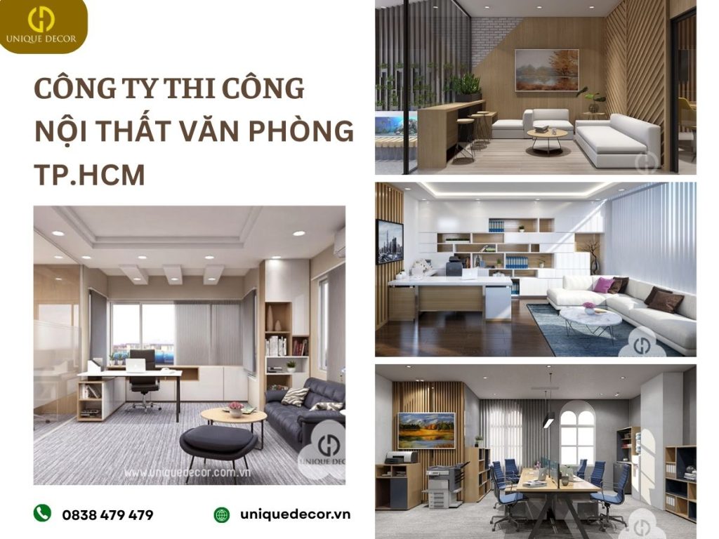 Công ty thi công nội thất văn phòng TP.HCM tại Unique Decor