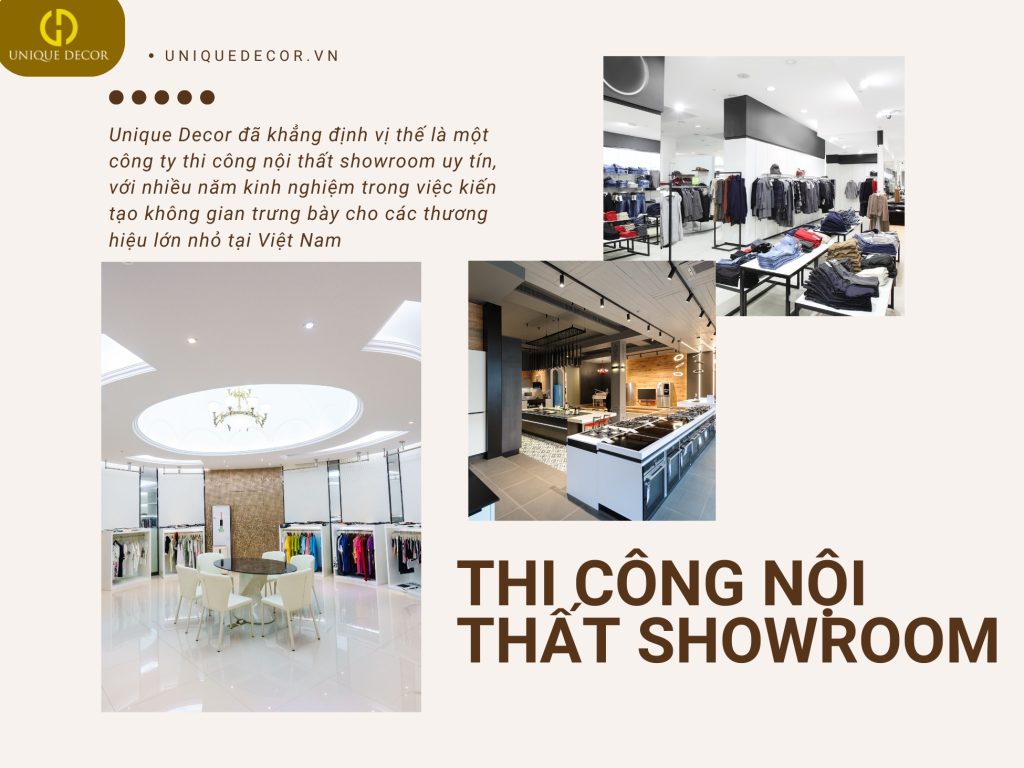 Công ty thi công nội thất showroom
