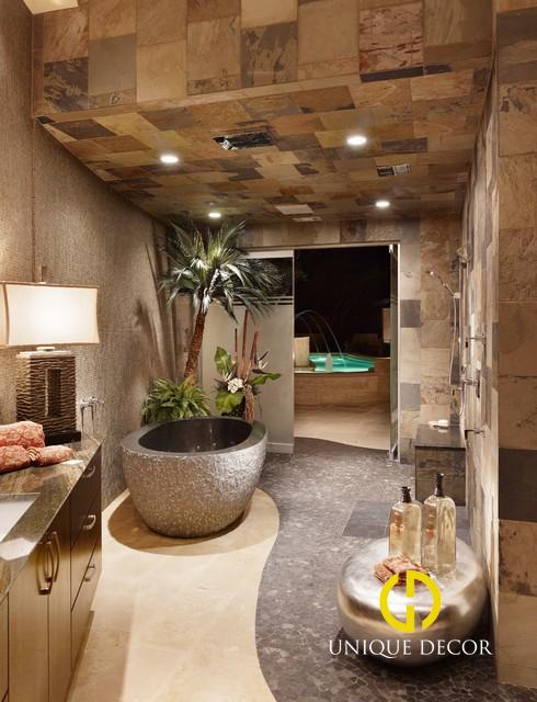 25 mẫu thiết kế phòng tắm spa tại nhà đẹp hiện đại